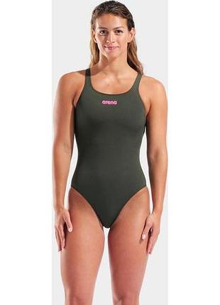 Купальник слитный для женщин arena team swimsuit swim pro solid