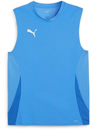 Мужская майка puma teamgoal tanktop f02 light blue 705913-02, синий, размер (eu) - m