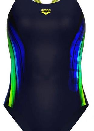 Купальник закритий для жінок arena breath swimsuit v back lb