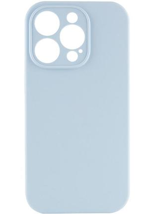 Чехол silk full camera protective (aa) no logo для apple iphone 15 pro max (6.7") голубой / sweet blue
