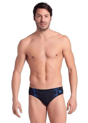 Плавки-сліпи для чоловіків arena reflecting swim briefs р.80 чорний