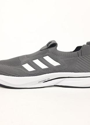 Adidas slip-on lightstreet pro flow тапкие мокасины слипоны 42