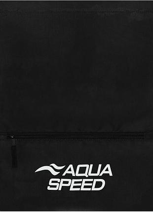 Сумка aqua speed gear sack zip 9322 черный уни 45х34см