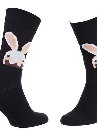 Шкарпетки lapins cretins tete lapin чорний діти 39-42