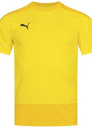 Мужская футболка puma teamgoal 656482-07, жёлтый, размер (eu) - 3xxl