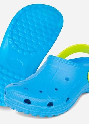 Крокси aqua speed lima 9951 блакитний, жовтий діт 25