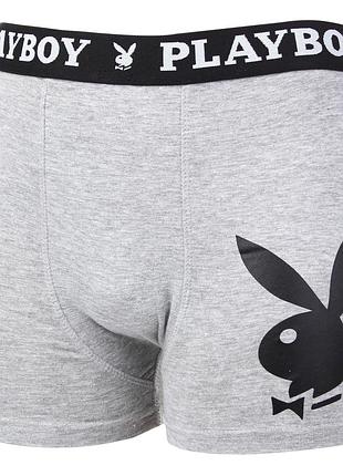 Труси-боксери playboy annya playboy boxershort сірий чоловіки s
