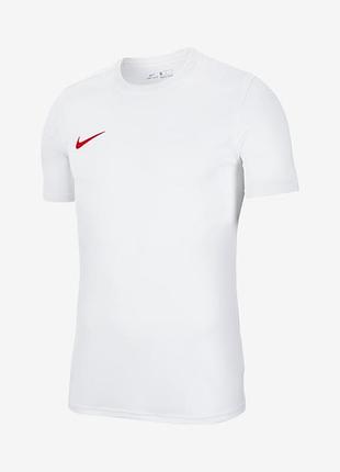 Футболка спортивная игровая nike park vii bv6708-103, белый, размер (eu) - m
