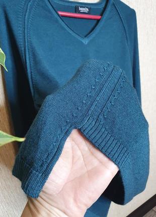 Качественный джемпер, свитер от итальянского бренда insolita, мериносовая шерсть, италия7 фото