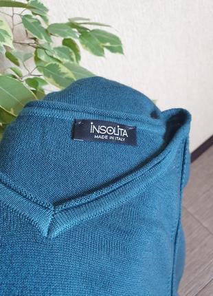 Качественный джемпер, свитер от итальянского бренда insolita, мериносовая шерсть, италия5 фото