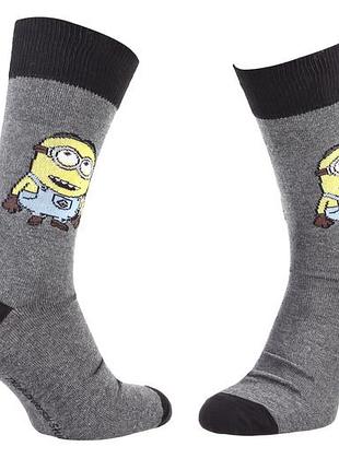 Носки minions socks светло-серый дети 39-42