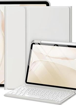 Чехол drivego с клавиатурой для ipad air 11 дюймов (m4 2026/m3 2025/m2 2024), съемный чехол для клавиатуры для