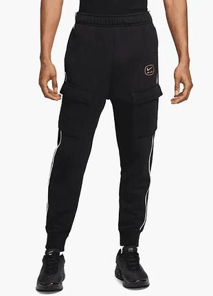 Штани чоловічі nike sw air cargo pant flc black hm0180-010