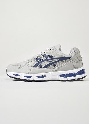 Мужские кроссовки асикс гэл каяно трейнер asics gel kayano trainer gray navy серый голубой 41 45