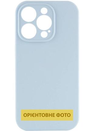 Чохол silicone case full camera protective (aa) no logo для apple iphone 16 (6.1") блакитний / sweet blue
