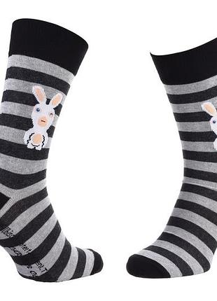 Носки lapins cretins lapin et rayures светло-серый дети 39-42