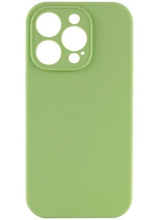 Чехол silk full camera protective (aa) no logo для apple iphone 13 pro (6.1") мятный / mint