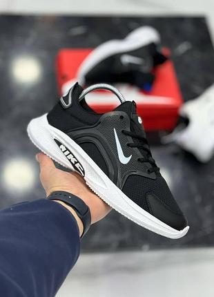 Мужские кроссовки найк nike black white черный белый 40 42