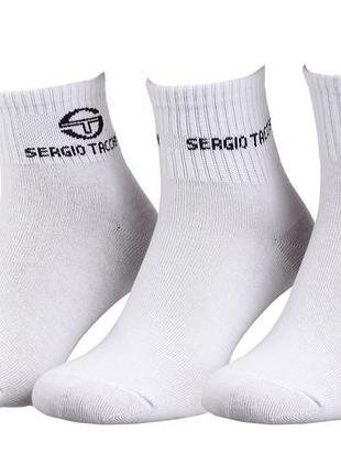 Шкарпетки sergio tacchini 3-pack білий унісекс 39-42