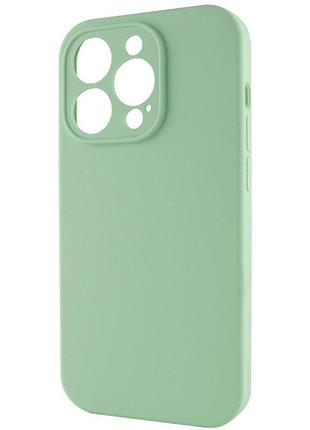 Чехол silk full camera protective (aa) no logo для apple iphone 13 pro (6.1") зеленый / pistachio 3
