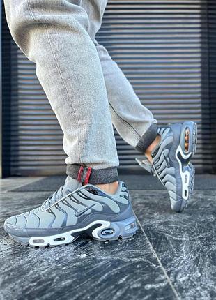 Мужские кроссовки найк аир макс тн nike air max tn plus grey серый 41 44