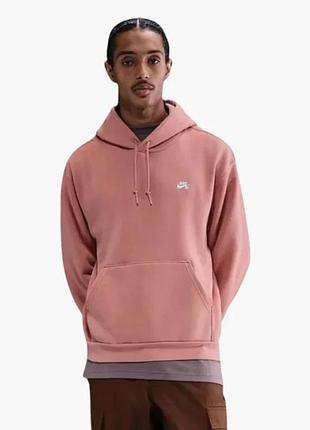 Худі чоловіче nike sb flc po peach fv7351-618