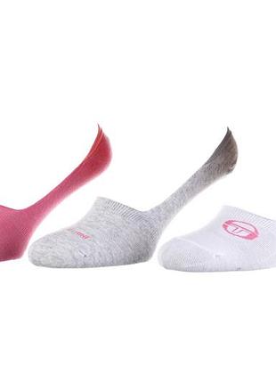 Шкарпетки sergio tacchini 3-pack білий, рожевий, сірий жінки 36-41
