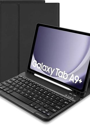 Чехол с клавиатурой для samsung galaxy tab a9 plus/a9+ 11 дюймов 2023 г. (sm-x210/x216/x218), тонкий чехол со