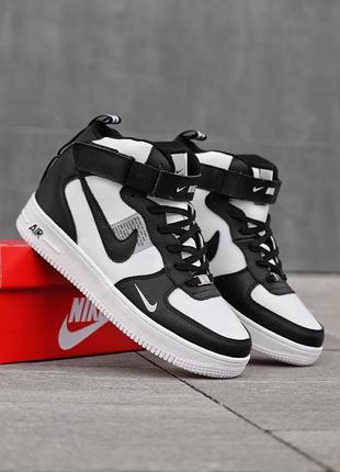Зимние мужские кроссовки найк аир форс стильные nike air force 1 45 46