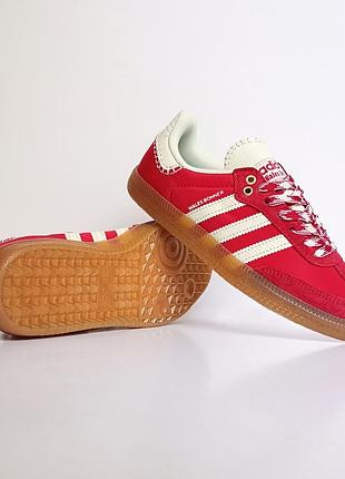 Женские кроссовки адидас самба adidas samba wales bonner red 37 38