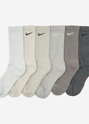 Шкарпетки nike u nk ed pls csh crw 6pr - 132 sx6897-991 46-50