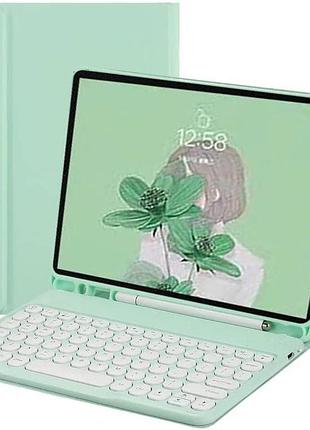 Чехол для клавиатуры для galaxy tab s10 plus/s9 fe plus/s9 plus/s8 plus/s7 plus/s7 fe, тонкий чехол-книжка с