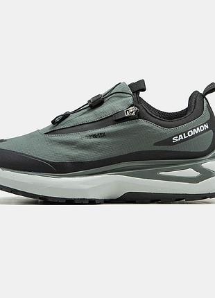 Мужские кроссовки саломон одиссей sаlomon odyssey водонепроницаемые gore-tex grey серый 41 42