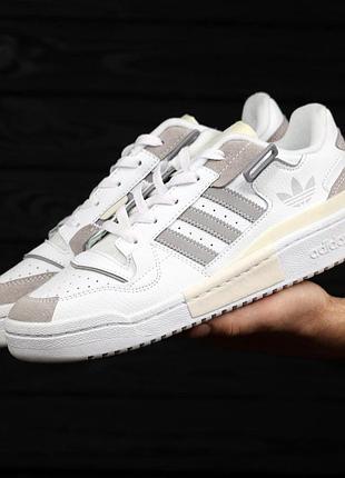 Распродаж мужские кроссовки адидас форум стильные adidas forum white and grey 44