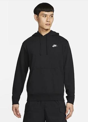 Худі чоловіче nike sportswear club black cz7857-010