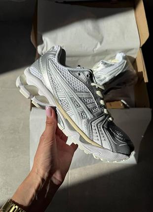 Жіночі кросівки асікс гел каяно asics gel-kayano 14 white 38