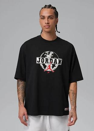 Чоловіча футболка jordan m j globe gfx ovsz ss crew iq0829-010