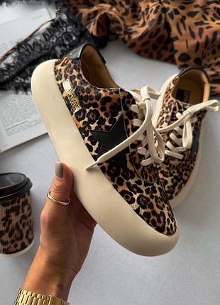 Golden goose leopard sneakers 38