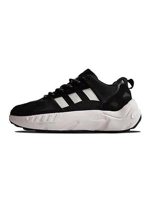Мужские кроссовки адидас adidas zx22 black white чёрный белый 41