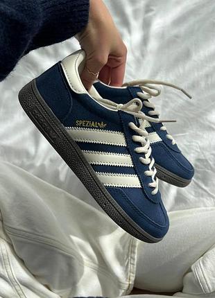 Женские кроссовки адидас специал adidas spezial night indigo blue синий 37