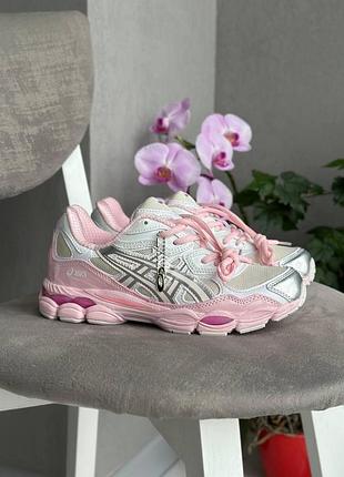 Жіночі кросівки асікс гел нус asics gel nyc cream pink 37