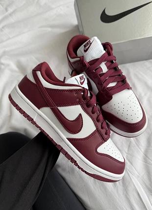 Женские кроссовки найк сб данк nike sb dunk bordo 38