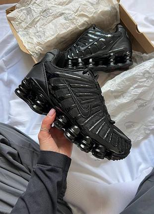 Женские кроссовки найк шок стильные nike shox tl black 38 39