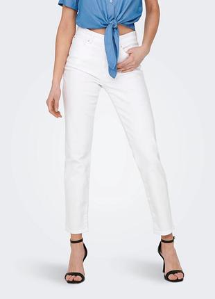 Джинсы onlemily stretch hw st ak dnm cro790noos 15292435-white only 15292435-white