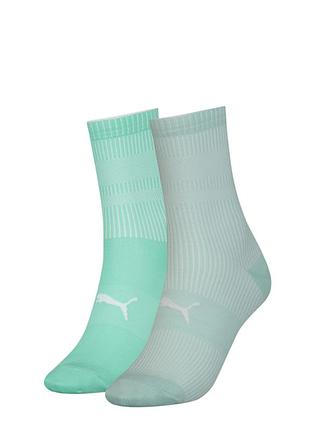 Носки puma sock classic 2p women ментоловый унисекс 39-42