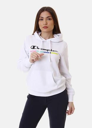 Худи hooded sweatshirt 117104-ww001 champion l белый 117104-ww001 s