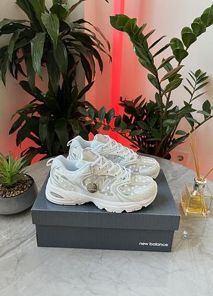 Женские кроссовки стильные нью баланс new balance 530 white 38
