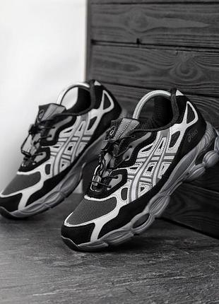 Зимние мужские кроссовки стильные асикс гел нус водонепроницаемые asics gel nyc 43 44