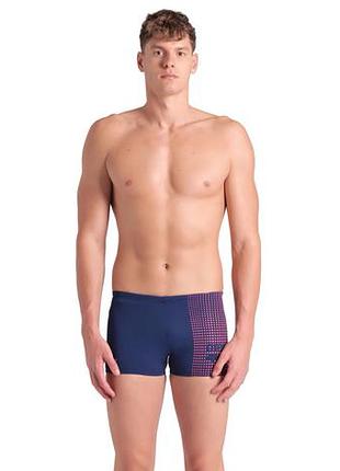 Плавки-шорты для мужчин arena foggy dots swim short темно-синий, коралловый мужчины 90