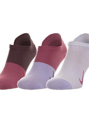 Жіночі шкарпетки найк оригінал nike w nk everyday plus ltwt ns 3pr cv2964-918